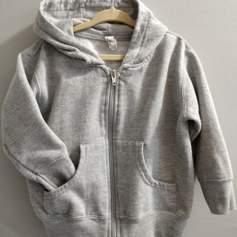 Rabbit Skins Zipper Hoodie Sweatshirt